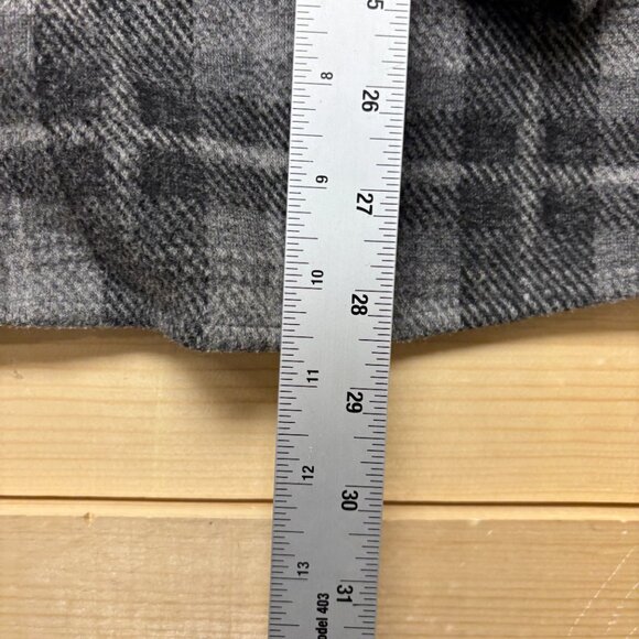 7 Diamonds Shirt Mens Small Gray Generation Soft Flannel Button Up Stretch - Picture 7 of 11